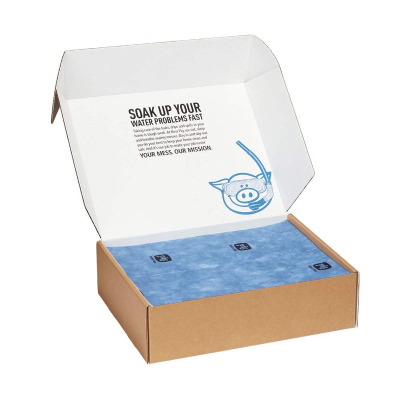 PIG Water Absorbent Mat - Reusable - 20 Pack - 15" x 19" Pads - PM50566 - Image 1